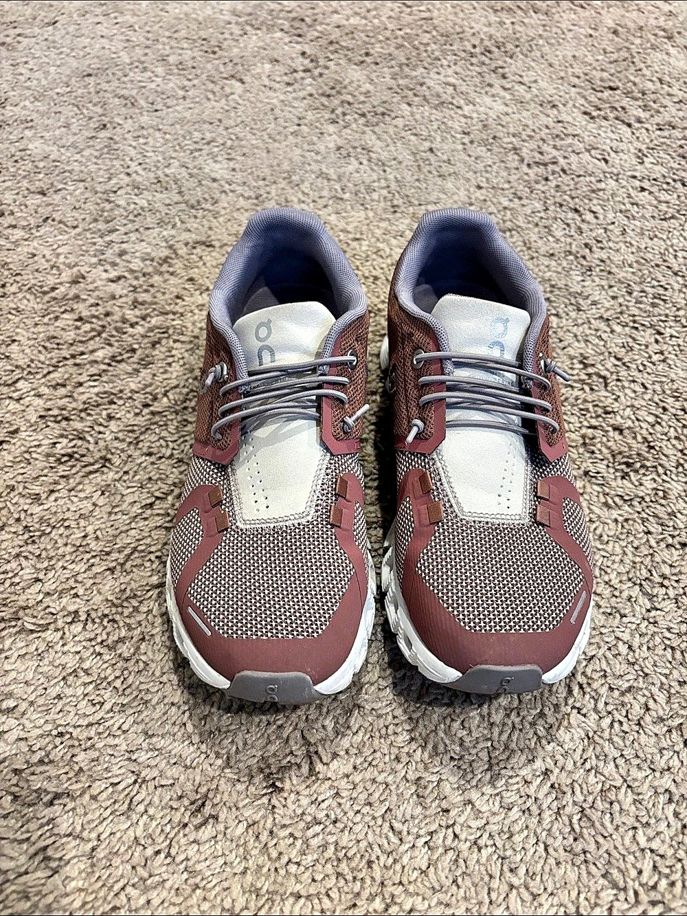 On Cloud 6 Sneakers Brown & White US 6.5
